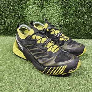 Scarpa Ribelle Run Black Yellow Athletic Trail Running Sneakers Mens Size 9